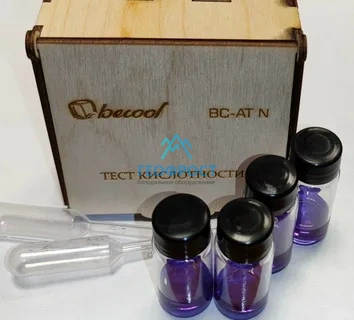 Тест кислотности BC-AT N (4 теста) для всех типов масел